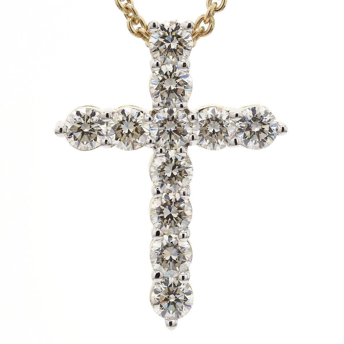 Cross 3 1/2Ctw Pendant - Pendant - gemstone - jewelry