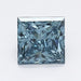 Loose 1.01 Carat Intense Blue SI2 IGI Certified Lab Grown Princess Diamonds