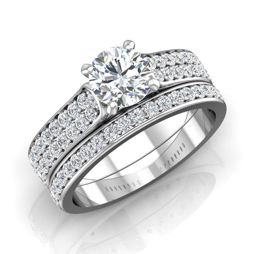 Everlee Bridal Set - 1 5/6 Ct. T.W. 14K IGI Certified I-VS - BridalSets - gemstone - jewelry