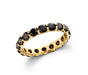 Ivory Ring - 2 1/2 Ct. T.W. Black - Ring - gemstone - jewelry