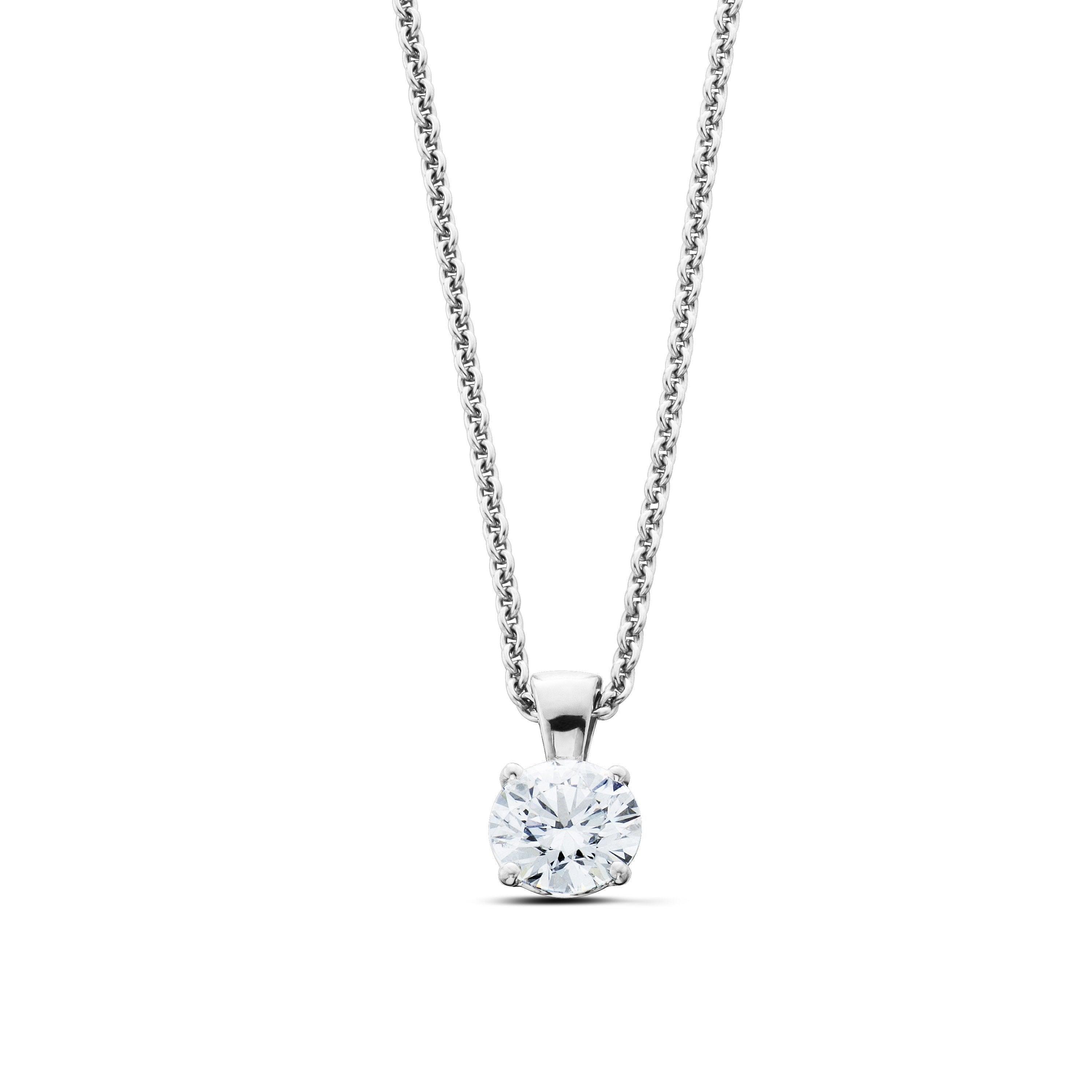 Lynn Pendant - 1/2 Ct. T.W. IGI Certified - Pendant - gemstone - jewelry