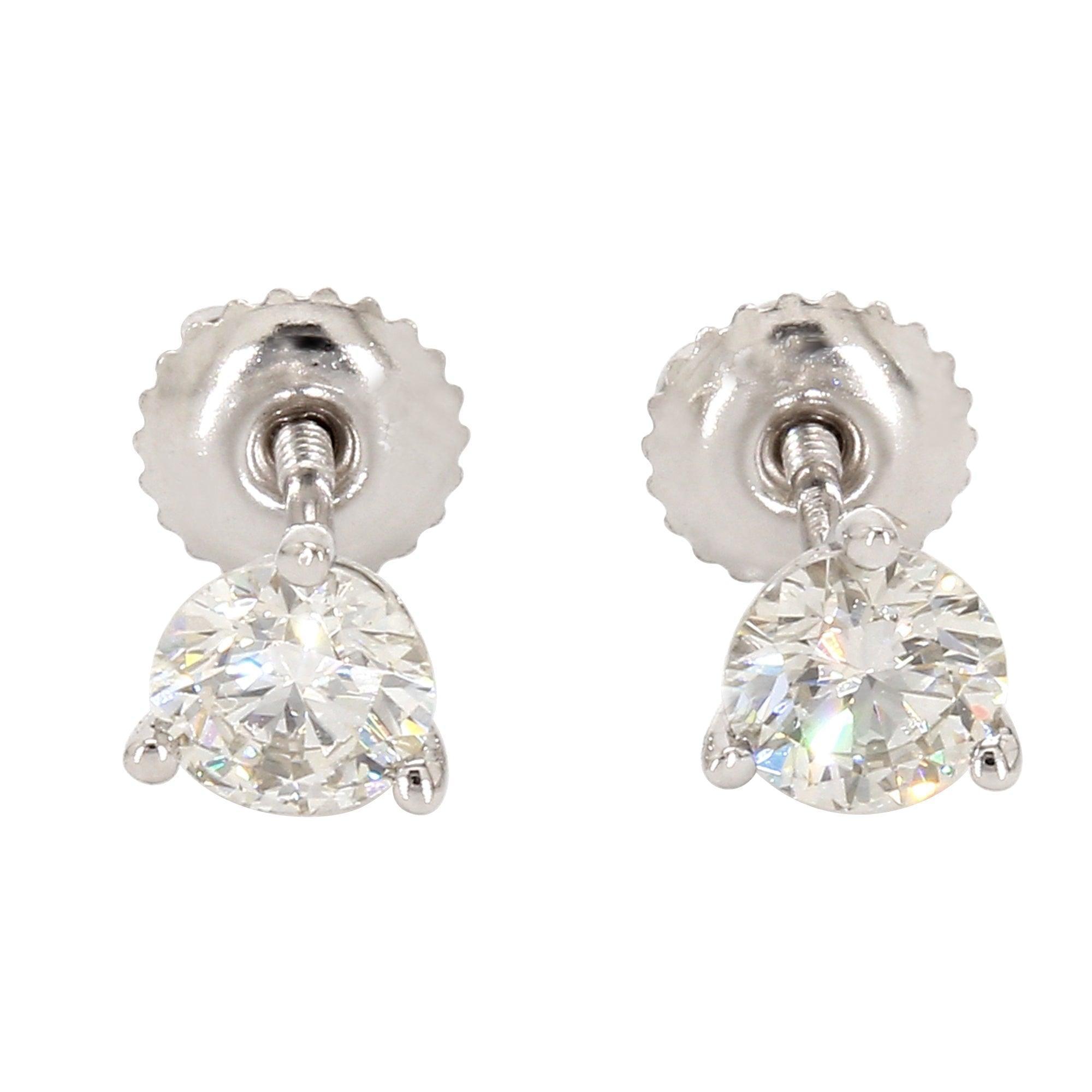 Martina Earrings 1.00 Ct. T.W. IGI Certified - Earrings - gemstone - jewelry