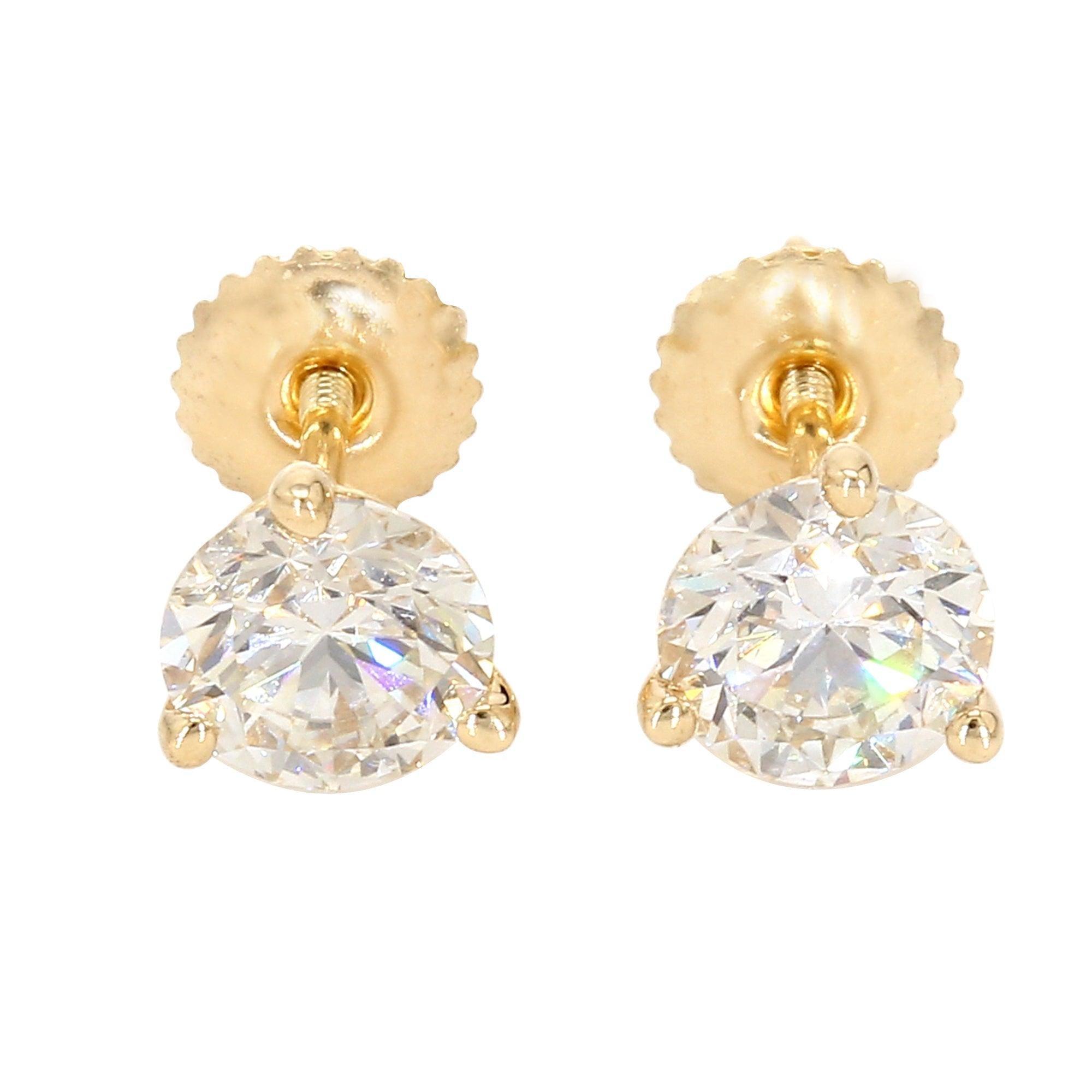 Martina Earrings 1.00 Ct. T.W. IGI Certified - Earrings - gemstone - jewelry