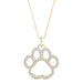 Paw Print Pendant 3/8Ctw - Pendant - gemstone - jewelry