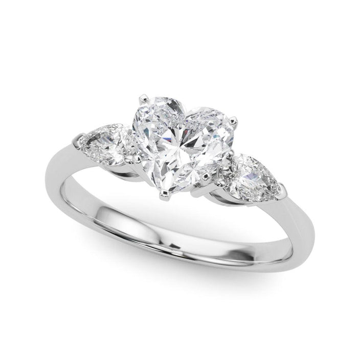 Teena 3 Stone Setting - New World Diamonds - Settings