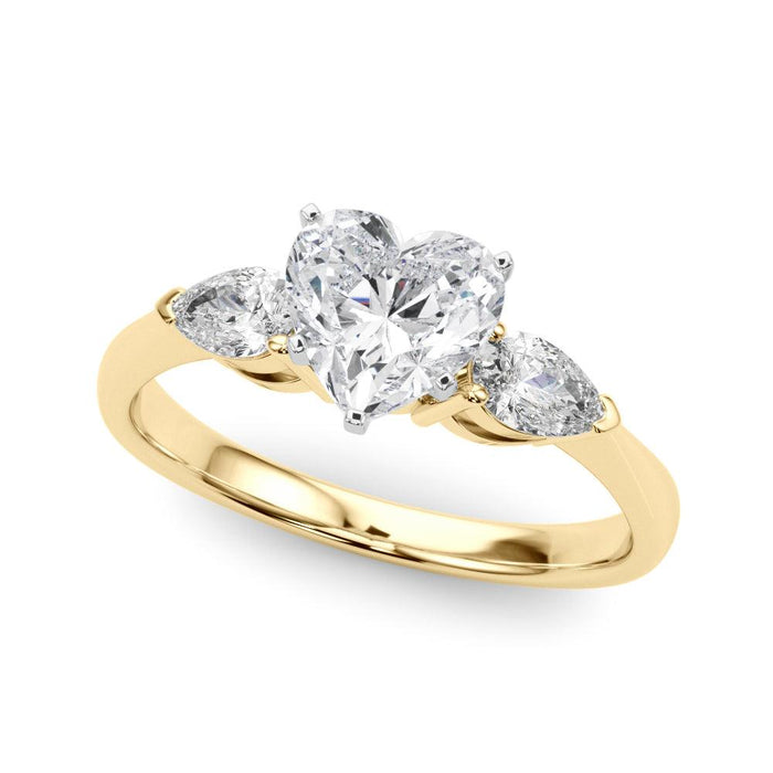 Teena 3 Stone Setting - New World Diamonds - Settings