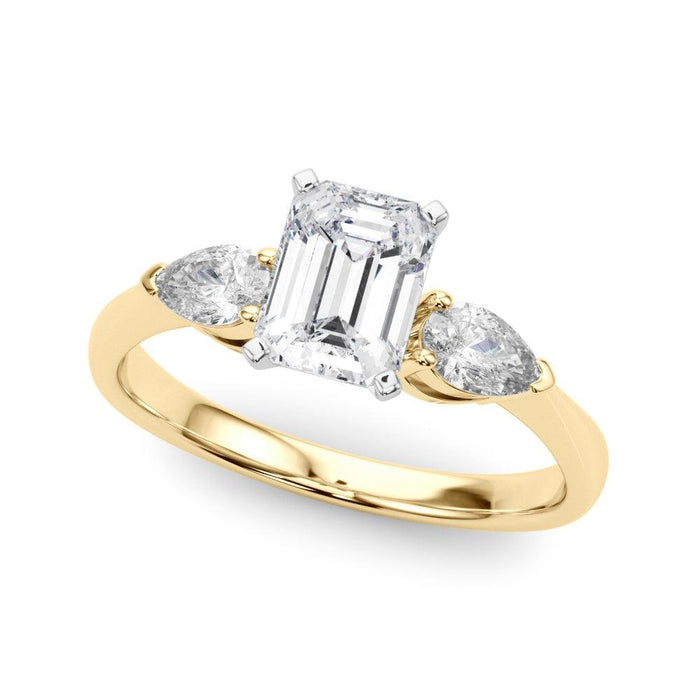 Teena 3 Stone Setting - New World Diamonds - Settings