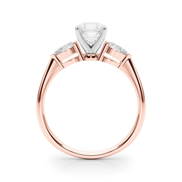 Teena 3 Stone Setting - New World Diamonds - Settings