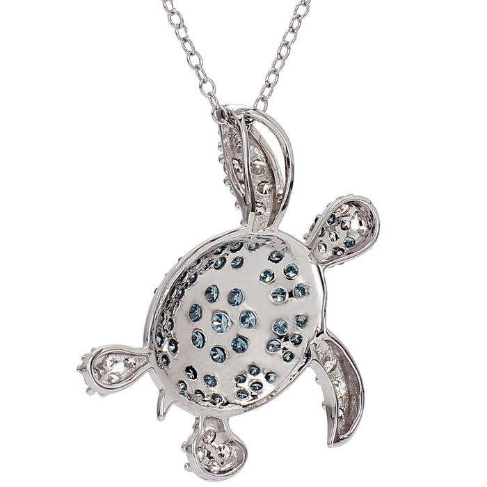 Turtle Pendant - 1.0 Ct. T.W. - Pendant - gemstone - jewelry