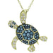 Turtle Pendant - 1.0 Ct. T.W. - Pendant - gemstone - jewelry