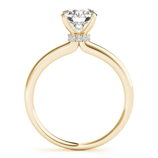 Vintage Charlotte Engagement Ring 1/2 Ct IGI Certified - Ring - gemstone - jewelry
