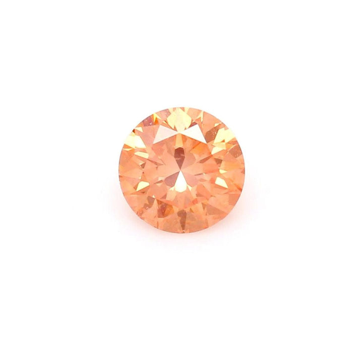 0.63Ct Deep Orange SI1 IGI Certified Round Lab Grown Diamond - Diamonds - gemstone - jewelry