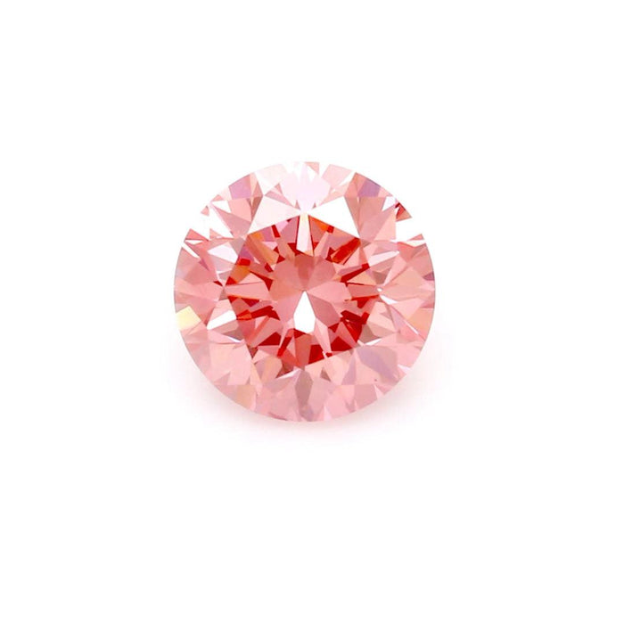 0.72Ct Vivid Pink I2 IGI Certified Round Lab Grown Diamond - Diamonds - gemstone - jewelry