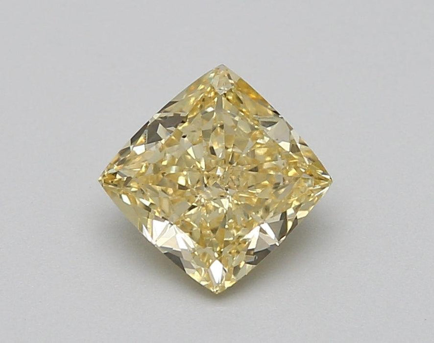 1.06Ct Intense Yellow VS2 IGI Certified Cushion Lab Grown Diamond - Diamonds - gemstone - jewelry