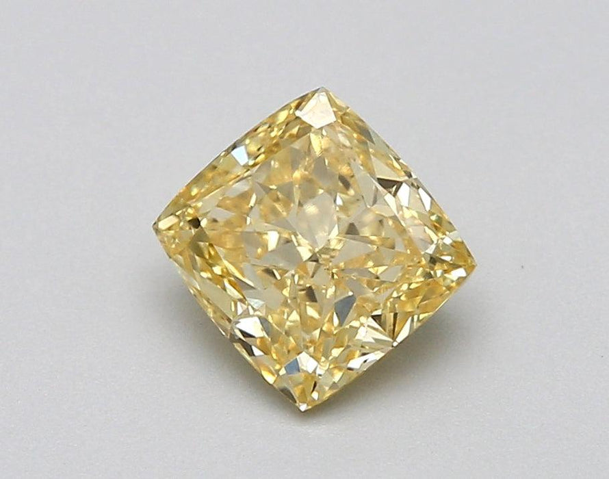 1.07Ct Intense Yellow VS2 IGI Certified Cushion Lab Grown Diamond - Diamonds - gemstone - jewelry