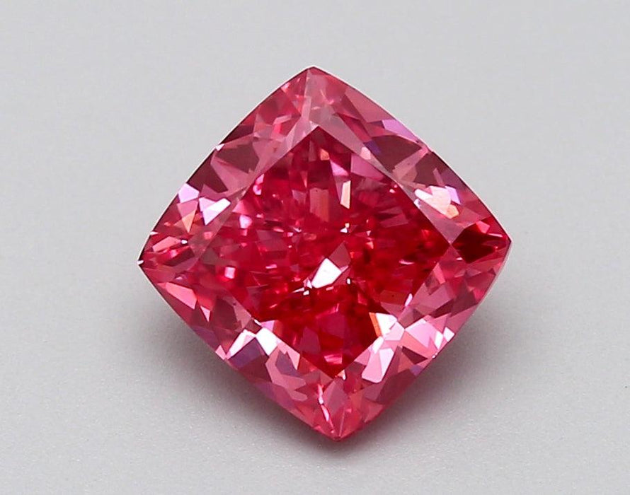 1.66Ct Vivid Pink VS2 IGI Certified Cushion Lab Grown Diamond - Diamonds - gemstone - jewelry