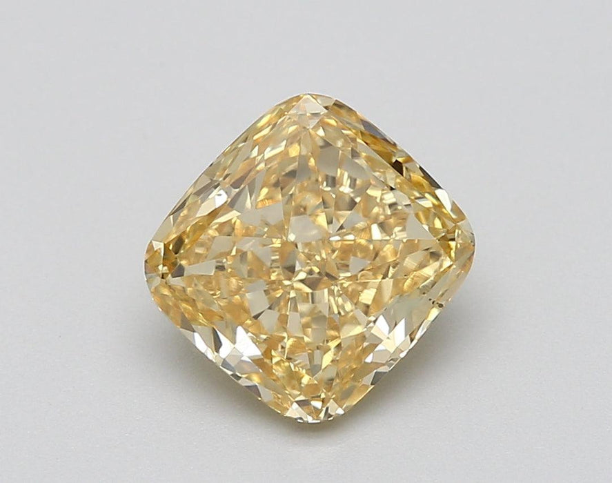 2.02Ct Intense Yellow VS2 IGI Certified Cushion Lab Grown Diamond - Diamonds - gemstone - jewelry